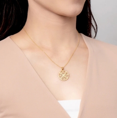 Mặt dây chuyền chữ Vạn vàng 18kt - 22mm (Wan Pendant 18kt Yellow Gold 22mm)