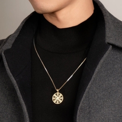 Mặt dây chuyền chữ Vạn vàng 18kt - 22mm (Wan Pendant 18kt Yellow Gold 22mm)