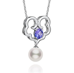 Dây chuyền Phước Lành Vĩnh Cửu (The Timeless Blessings-18kt White Gold with Tanzanite)