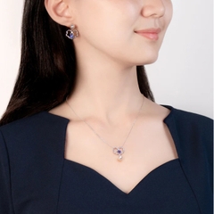 Dây chuyền Phước Lành Vĩnh Cửu (The Timeless Blessings-18kt White Gold with Tanzanite)