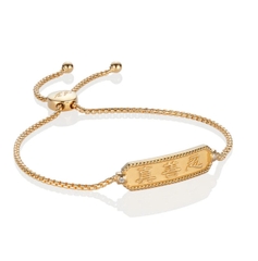 Vòng tay Chân Thiện Nhẫn - màu vàng (Zhen Shan Ren Wondrous Words)