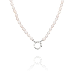 Dây chuyền ngọc trai - Màu bạc (PearlCharm Clasp)