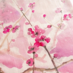 Khăn quàng dài- Hoa mai hồng (Plum Blossom)