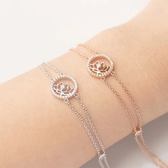 Vòng đeo tay - Tiên nữ hoa sen - màu Vàng hồng (Lotus Fairies Bracelet - Rose gold)