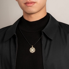Mặt dây chuyền chữ Vạn vàng 18kt - 25mm
