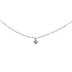 Dây chuyền dài - Mẫu đơn màu bạc (Majestic Tang Peony 35")