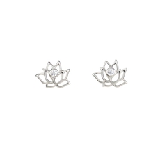 Khuyên tai -  Tiên Nữ Hoa Sen - màu Bạc (Lotus Fairies Earrrings - Silver)
