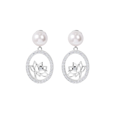 Khuyên tai - Màu bạc (Lotus Fairies Drop)