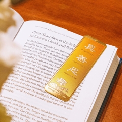 Thẻ đánh dấu trang (Bookmark) - Màu cam (Zhen Shan Ren)