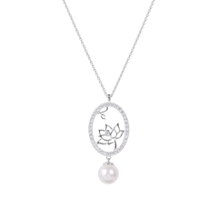 Dây chuyền - Màu bạc (Lotus Fairies Oval)