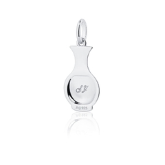 Phụ kiện trang sức (Charm trang trí) - (Porcelain Grace Silver)