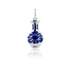 Phụ kiện trang sức (Charm trang trí) - (Porcelain Grace Silver)