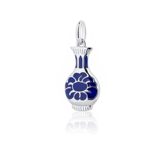 Phụ kiện trang sức (Charm trang trí) - (Porcelain Grace Silver)