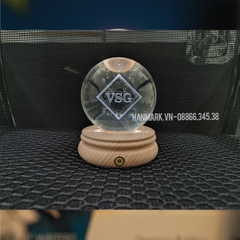 Pha Lê K9 - Hình cầu 8 cm - Mã PLQ08