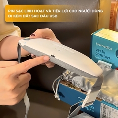 [COMBO MÙA HÈ] Đai massage chườm nóng bụng + Đai massage chườm nóng mắt Homedics