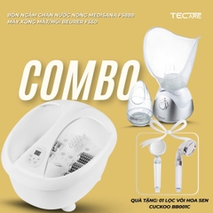 Medisana Bồn ngâm chân FS888 - Mua Combo Tặng kèm Vòi lọc hoa sen Cuckoo