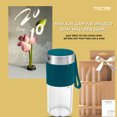 WMF máy xay sinh tố Mix On The Go (đen, hồng, xanh). Quà tặng: 01 túi vải WMF + Bộ ống hút thủy tinh