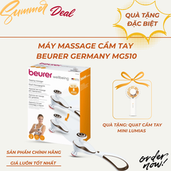 Beurer Máy massage cầm tay dùng pin MG510. Quà tặng: Quạt điện cầm tay mini Lumias