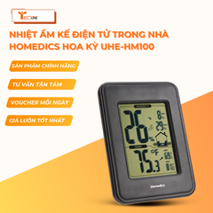 Homedics Nhiệt ẩm kế điện tử đo độ ẩm, nhiệt độ trong nhà UHE-HM100