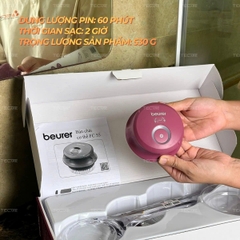 [COMBO MÙA HÈ] Bàn chải/Gậy tắm điện Beurer FC55 + Máy tỉa lông mũi, lông mày MN2X