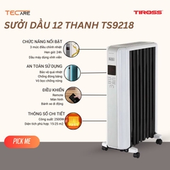Sưởi dầu 12 thanh Tiross TS9218