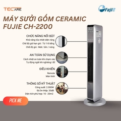 Máy sưởi gốm ceramic FujiE CH-2200