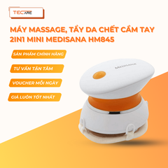 Medisana Máy Massage, Tẩy Da Chết Cầm Tay Mini 2in1 HM845