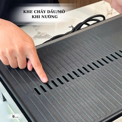 WMF bếp nướng Lono TGrill Flat-Ribbed, thép không gỉ Crormargan - công suất 2100W