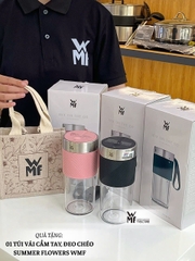 WMF máy xay sinh tố Mix On The Go (đen, hồng, xanh). Quà tặng: 01 túi vải WMF + Bộ ống hút thủy tinh