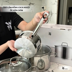 WMF Bộ Nồi 3 Món Astoria Cookware - 2 Nồi + 1 Quánh. Quà tặng: Máy sấy tóc Xiaomi