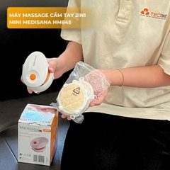 Medisana Máy Massage, Tẩy Da Chết Cầm Tay Mini 2in1 HM845