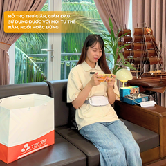 Homedics Đai massage chườm bụng, lưng.  Giảm đau, chườm ấm hàng tháng kỳ kinh cho phụ nữ WMH-200H