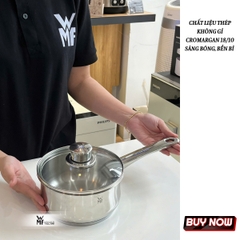WMF quánh Diadem Plus ( Có Nắp ), thép không gỉ Cromargan - Size 16cm, dung tích 1,7L