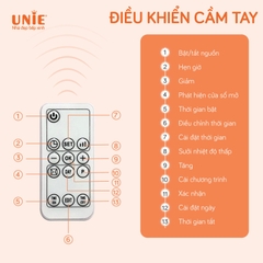 Máy sưởi gốm Unie UE-125 để bàn/treo lửng