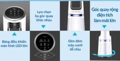 Quạt tháp lọc không khí, tạo ion Tiross TS9176