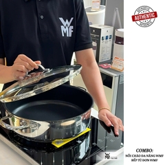WMF Combo bếp từ đơn cao cấp Kult x Mono & Nồi chảo đa năng chống dính - Size 28cm