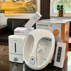 Medisana Bồn ngâm chân FS888 - Mua Combo Tặng kèm Vòi lọc hoa sen Cuckoo