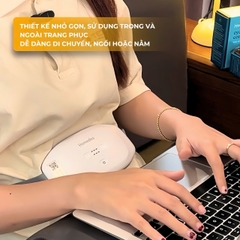 Homedics Đai massage chườm bụng, lưng.  Giảm đau, chườm ấm hàng tháng kỳ kinh cho phụ nữ WMH-200H