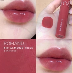 Son Tint bóng Romand Juicy Lasting Tint #19 Almond Rose (Hồng nâu đất)