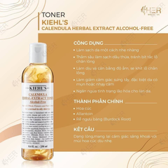 Toner Hoa Cúc Kiehl’s Calendula Herbal Extract Alcohol-Free