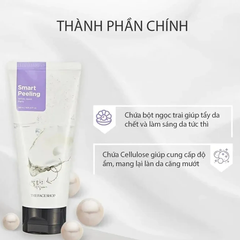 Tẩy Tế Bào Chết Ngọc Trai THE FACE SHOP Làm Sạch Sáng Da Smart Peeling White Jewel 120ml