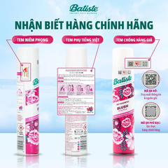 Dầu Gội Khô Batiste Dry Shampoo 200ml