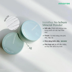 Phấn phủ (dạng bột) Innisfree No Sebum Mineral Powder