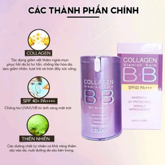 Kem nền chống nắng BB Collagen Cellio Blemish Balm 40ml Tím