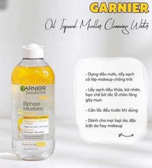 Garnier - Nước tẩy trang 400ml (hồng)