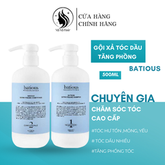 Cặp gội xả Batious Xanh 500ml