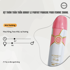 XỊT Club Le Parfai 200ml - PANACHE Hồng