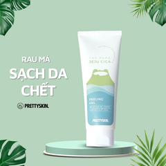 (Tuýp Trắng Đục) Tẩy da chết rau má JEJU CICA Prettyskin Peeling gel 150ml