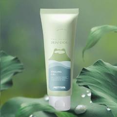 (Tuýp Trắng Đục) Tẩy da chết rau má JEJU CICA Prettyskin Peeling gel 150ml