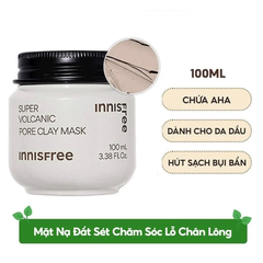 [Hũ Đen] Nạ Đất Sét Innisfree Pore Clay Mask 2x